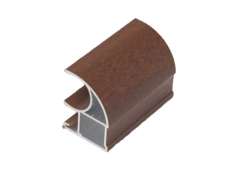 Алюминиевый профиль для шкафа-купе, форма С, цвет римини